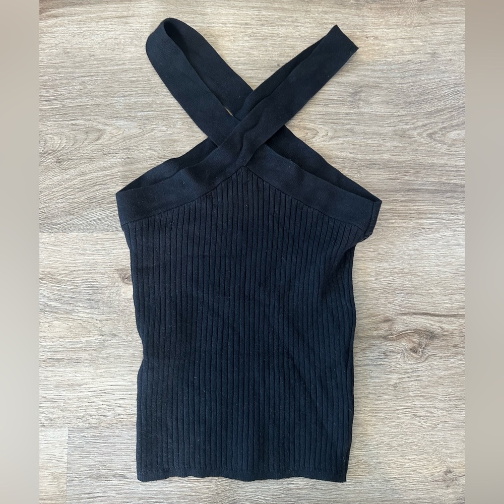 Bagatelle Collection Black Knit Blouse